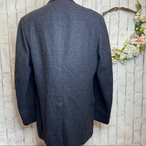Nordstrom Vintage Broadmoor & Pike Gray Wool Blazer - Picture 4 of 10